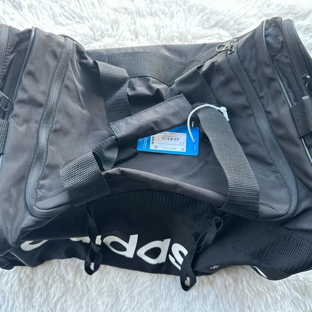 adidas Originals Black Santiago 2.0 Duffel Bag #CL5436